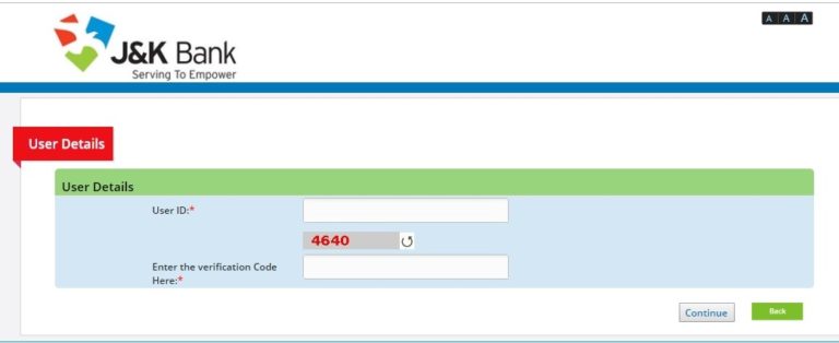 Get Internet Banking Password Of J K Bank Recover Password