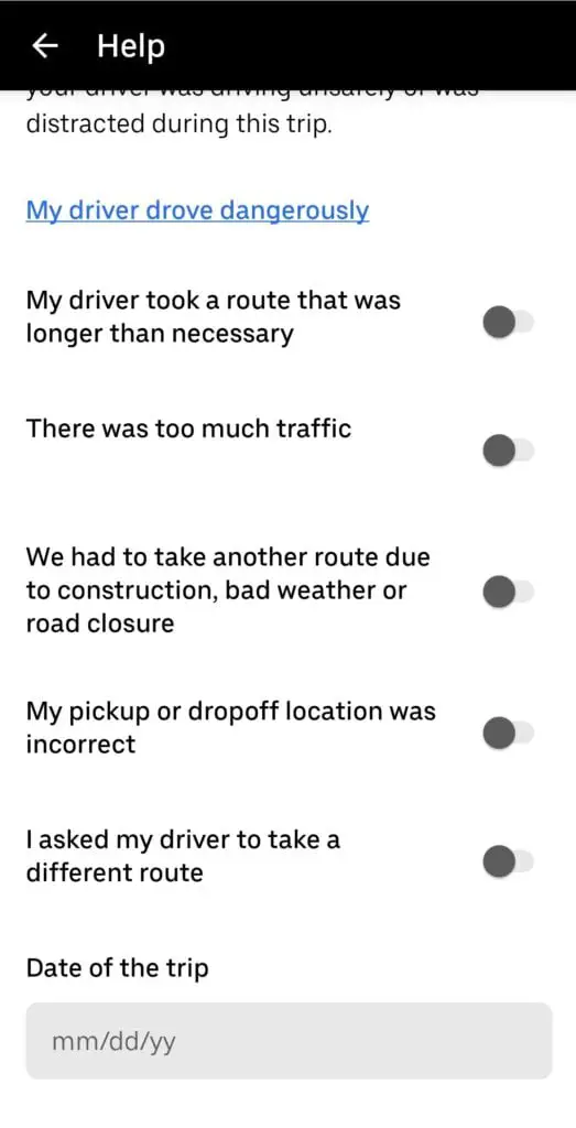Select Other Uber Query