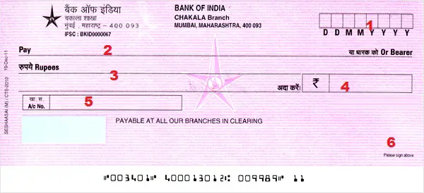 How to Fill Bank of India Cheque 2024?- Complete Guide