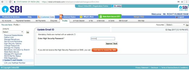 Register Update Email ID In SBI Online 2023