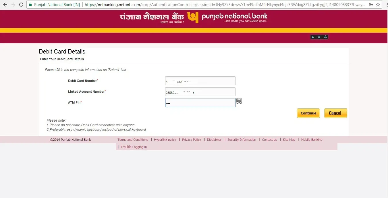 how-to-reset-pnb-net-banking-transaction-password-online