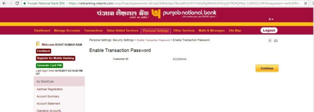 enable-transaction-password-in-pnb-net-banking-2023