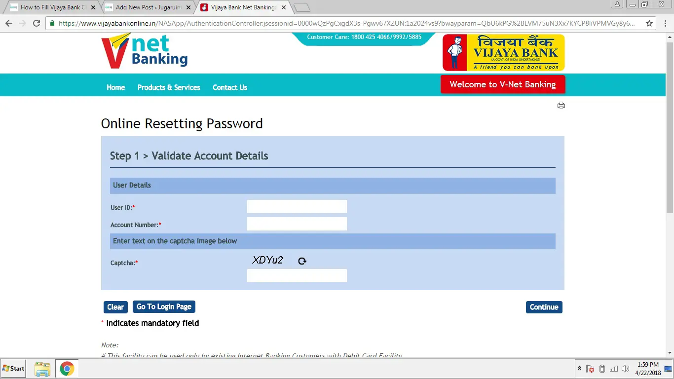 How to Register for Net Banking in Vijaya Bank?- Recover ...