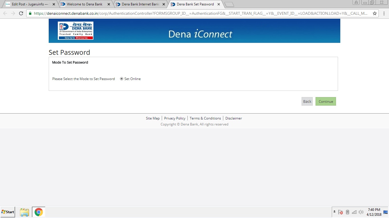 How To Register For Net Banking In Dena Bank Online