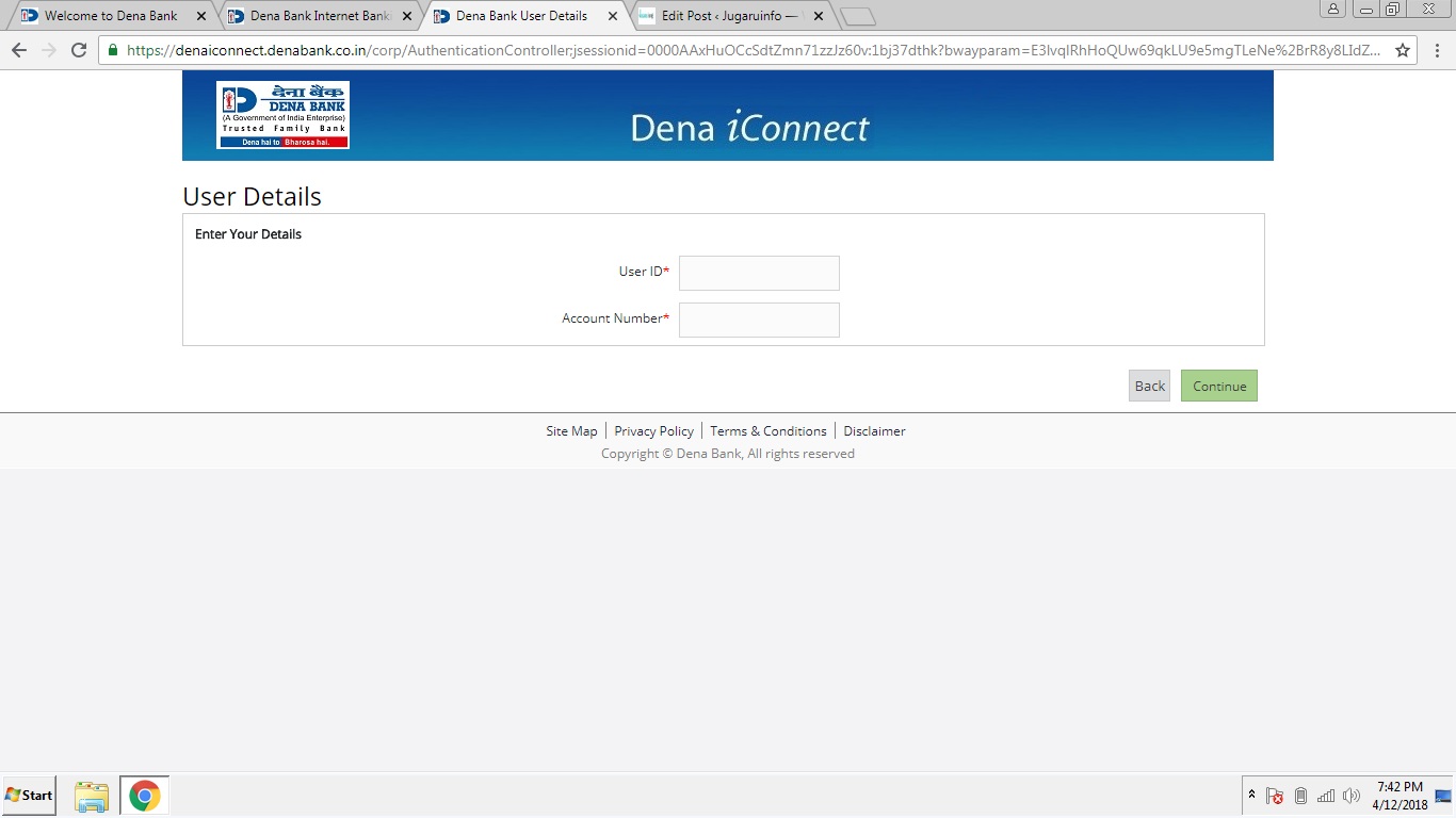 How To Register For Net Banking In Dena Bank Online