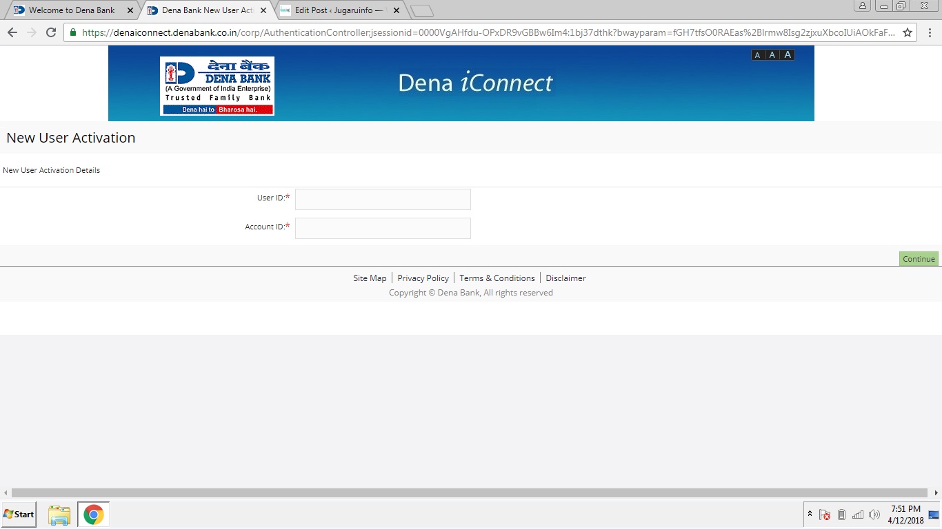 How To Register For Net Banking In Dena Bank Online