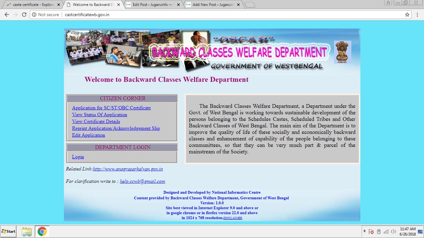 bengal west certificate apply sc Certificate Online Bengal? Caste How West to Apply in