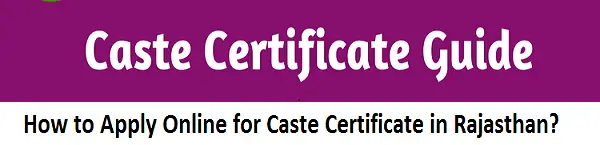 apply certificate obc document in Online Apply Rajasthan? for Certificate How Caste to