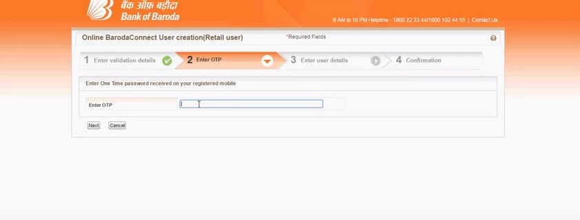 How to Register Online for Internet Banking in Bank of Baroda?