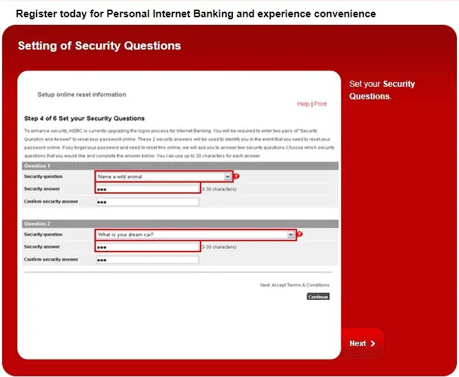 How to Register Online for Internet Banking in HSBC Bank?