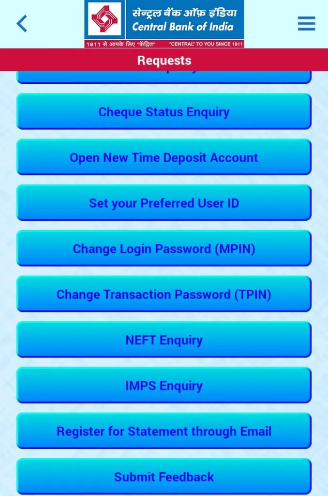 set-preferred-user-id-in-central-bank-of-india-2023