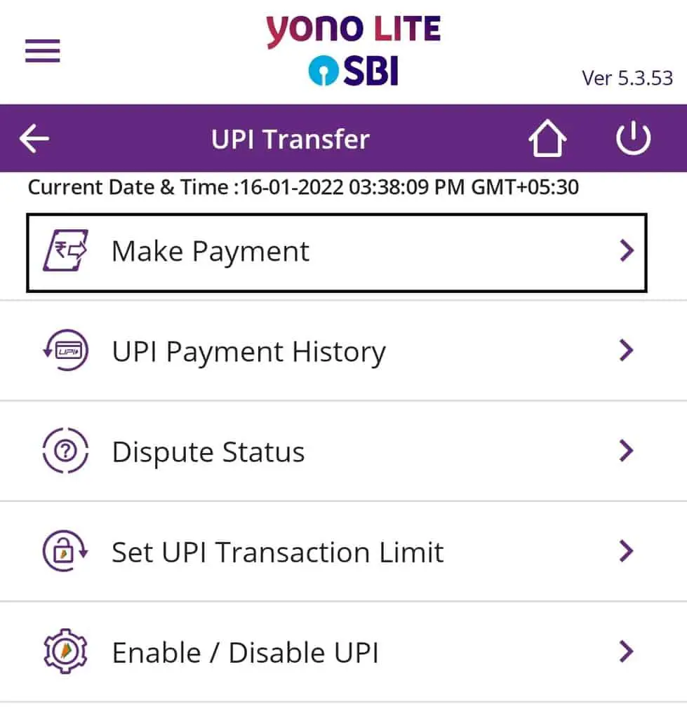 How to Make Payment via UPI from SBI Yono App?