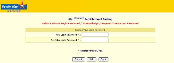 How to Set New Login Password in Bank of India Online?