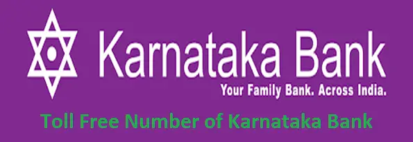 Toll Free Number of Karnataka Bank