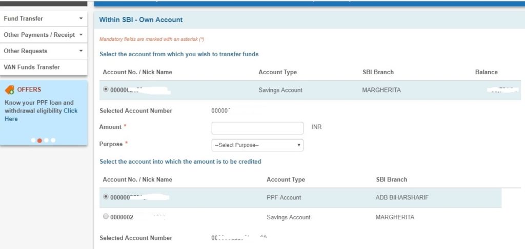 How to Add PPF Standing Instructions (SI) in SBI Online?