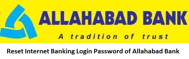 Reset Internet Banking Login Password of Allahabad Bank