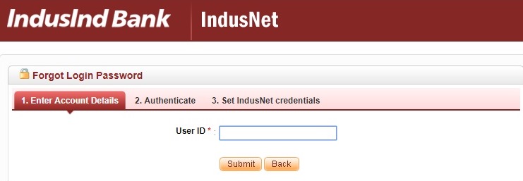 How to Know Login Password of IndusInd Bank Online?
