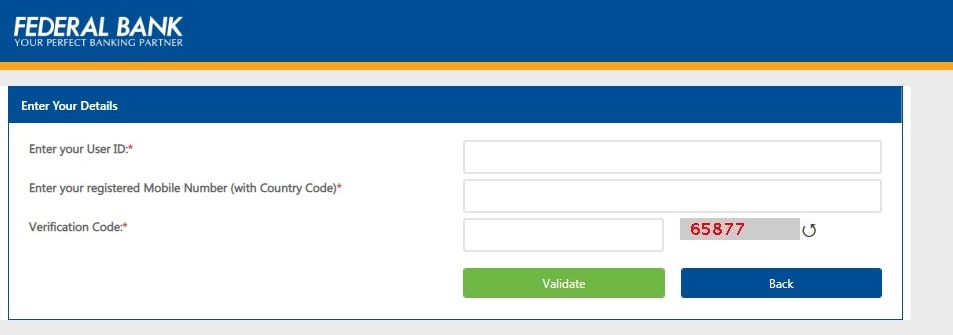 How to Unblock User ID Online in Federal Bank?