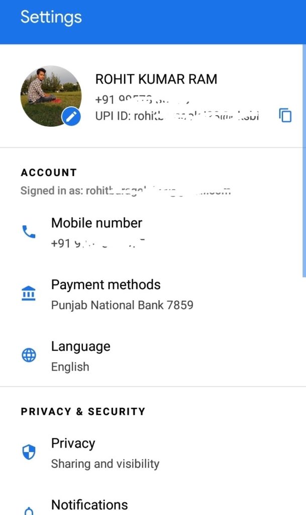 Delete Bank Accounts from Tez App
