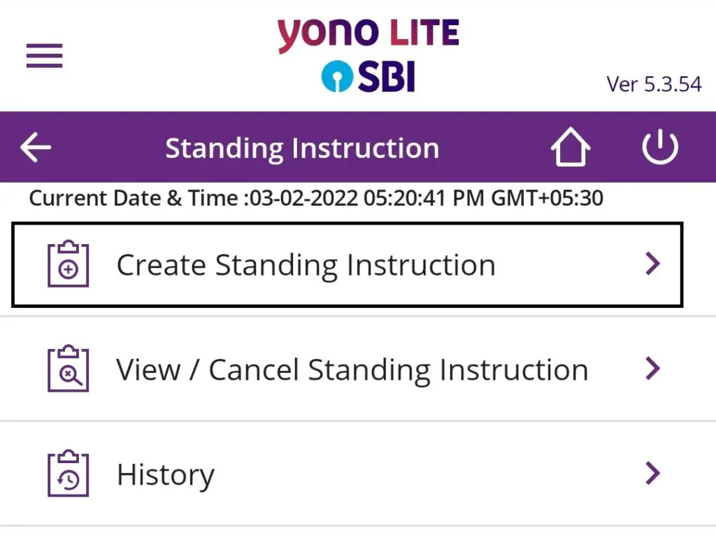 Yono Create New SI