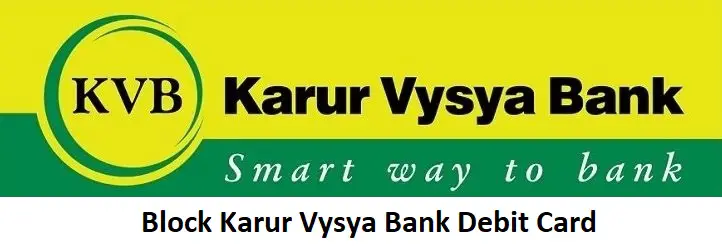Block Karur Vysya Debit Card