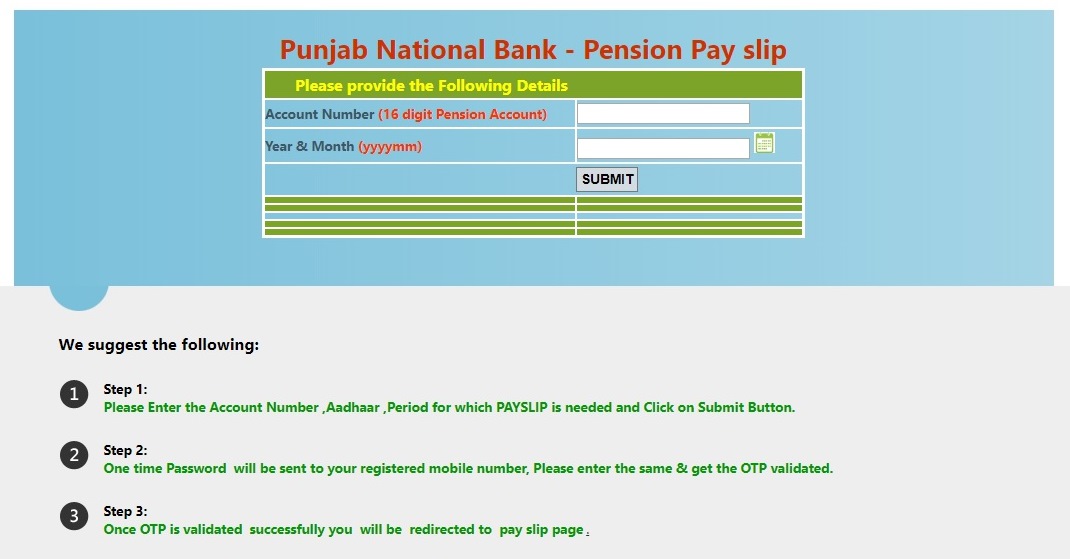 Download Pension Pay Slip Online 2023 How To View Download 