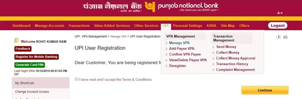 How to Register for UPI in PNB?
