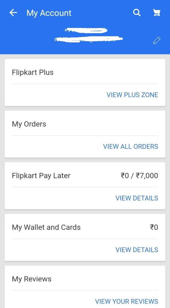 Remove Debit Card from Flipkart App