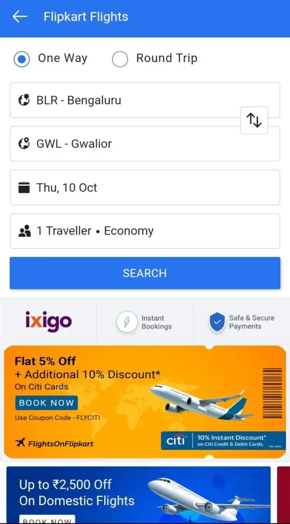 How to Book Flight Tickets on Flipkart App?