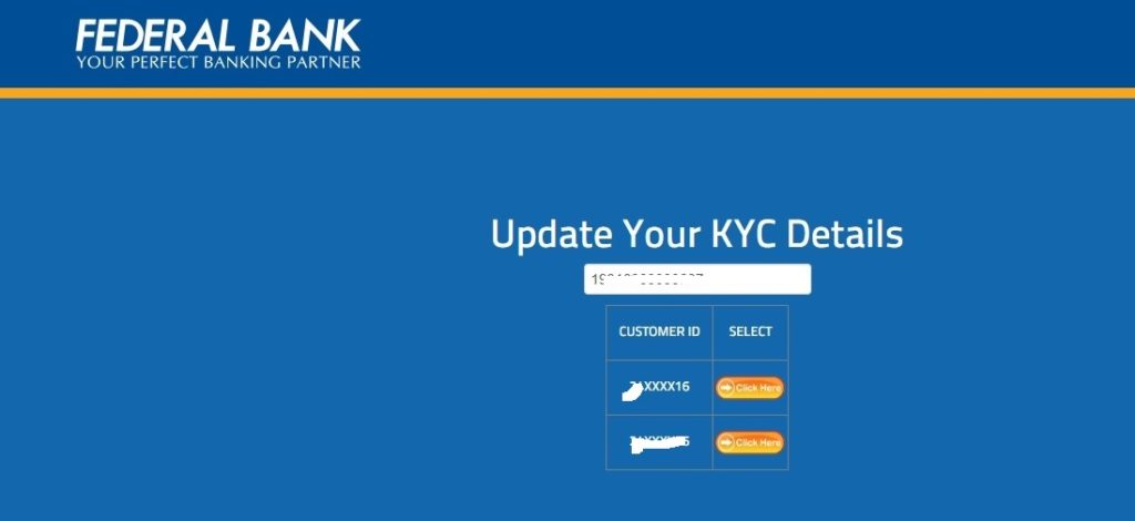 KYC Update Online