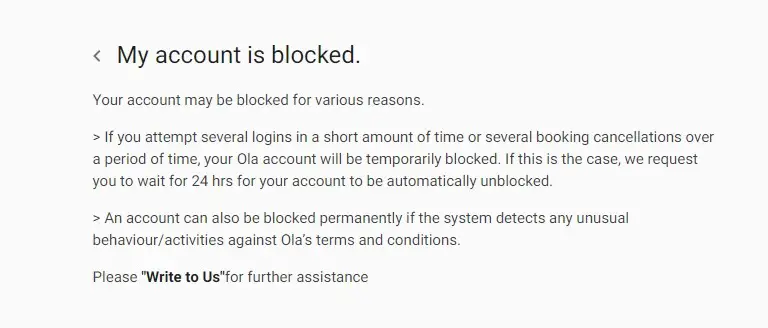 Ola Password Recover