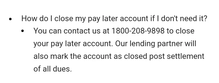 How to Close Flipkart Pay Later Account?