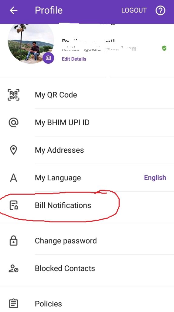 How to Turn Off Bill Notifications from Phone Pe?