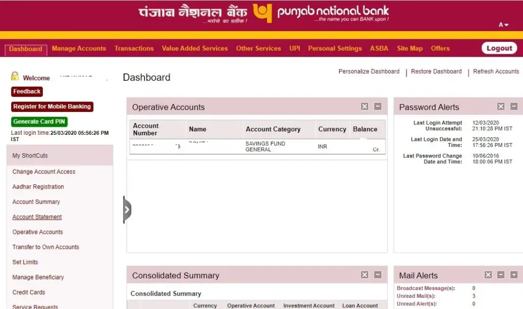 How to Check Transaction History in PNB Online?