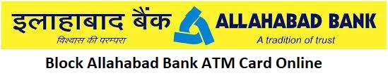 Block Allahabad Bank ATM Card Online