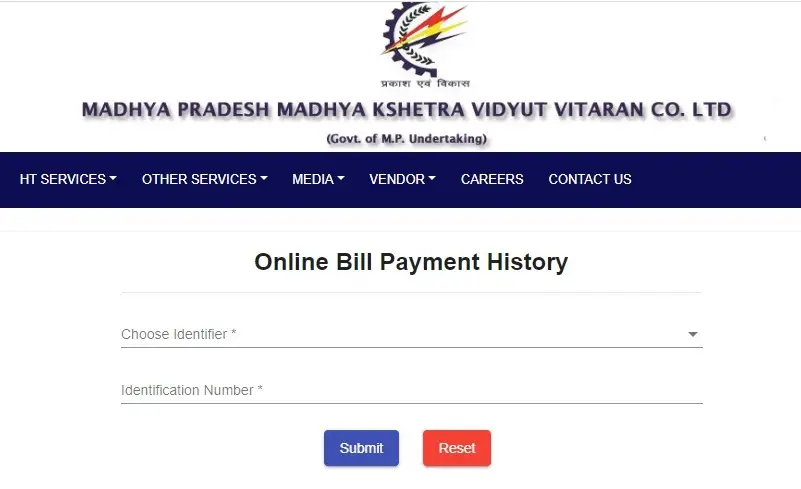 How to View Payment History in MPMKVVCL?