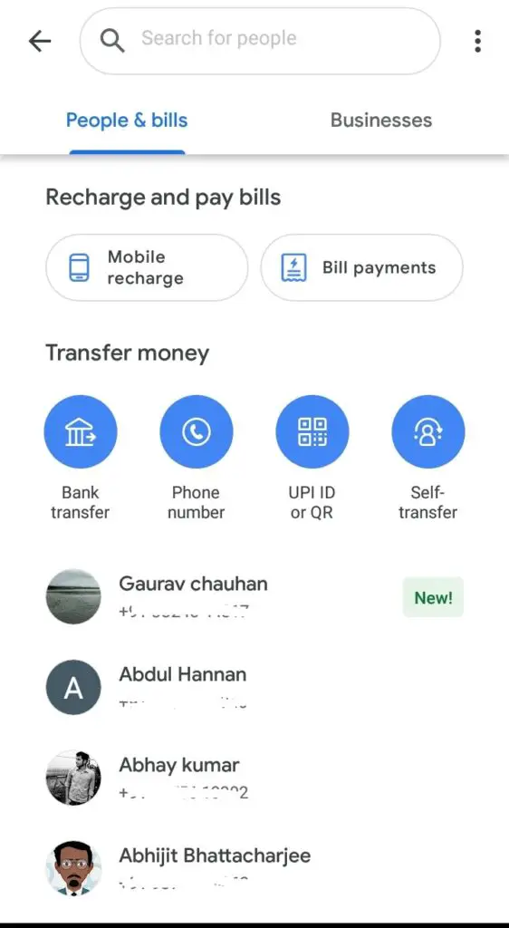 Pay Online DHBVN Bill Through Google Pay