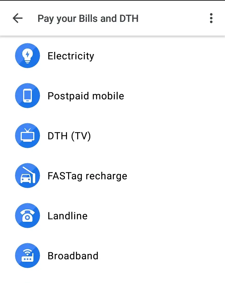 Select "Electricity" and next your board i.e., Dakshin Haryana Bijli (DHBVN)