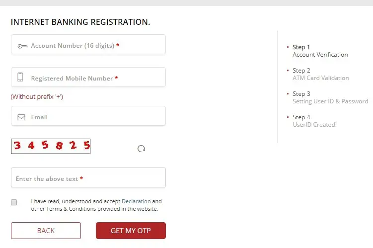 How to Register/Activate for Net Banking in South Indian Bank?