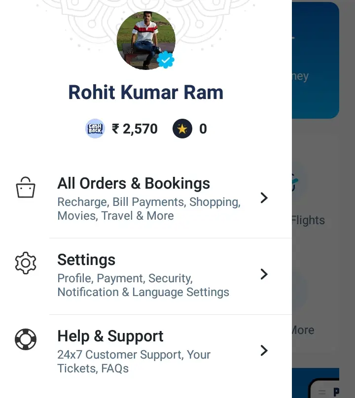 Link Bank Account in Paytm for Refund