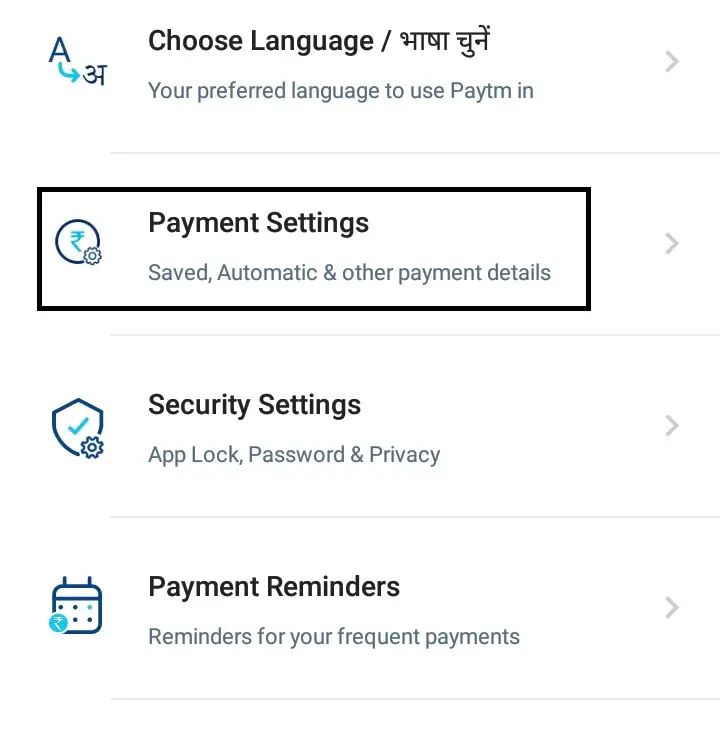Set Bank Account in Paytm for Refund