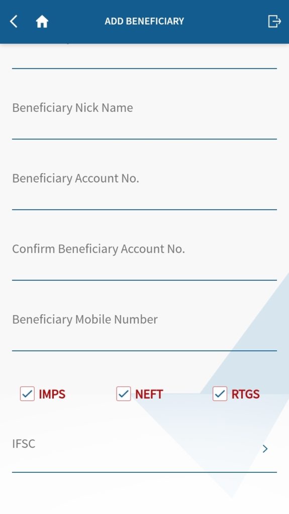 Enter all the details such name, account number, IFSC and click on Submit