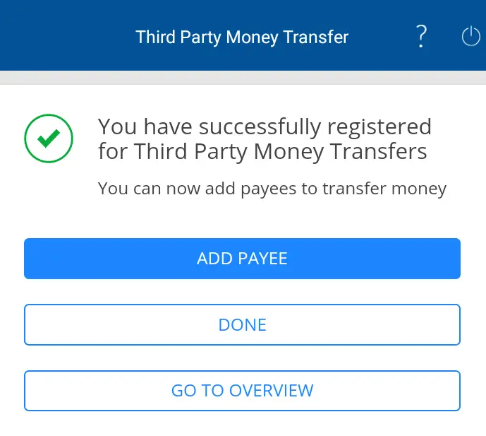 HDFC Third Party Transfer