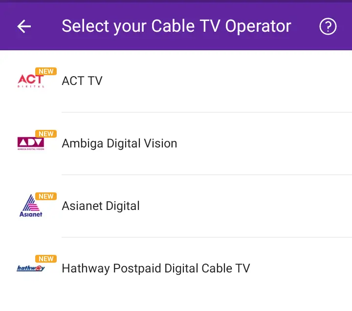 PhonePe Cable TV Bill Payment Online