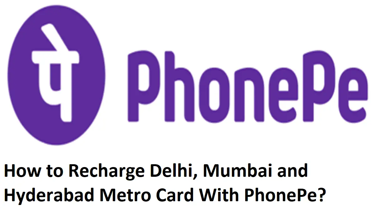 How to Recharge Delhi Metro Card With PhonePe?