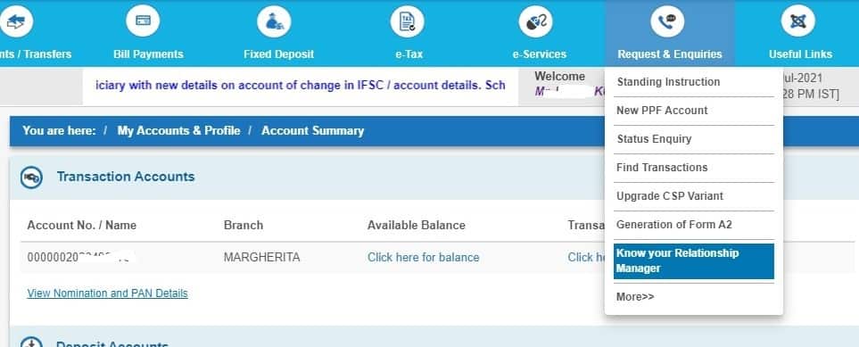 How to Know Your SBI Relationship Manager Details?