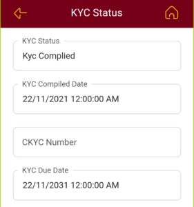 Punjab Bank KYC Complied