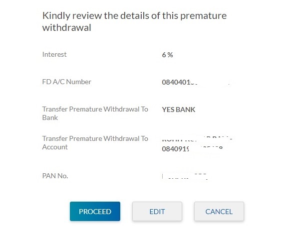 How To Break Yes Bank Fd Online 5245