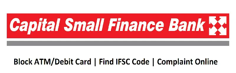 Capital Small Finance Bank ATM Card Block Online