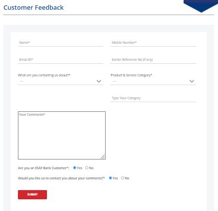 ESAF Complaint Form